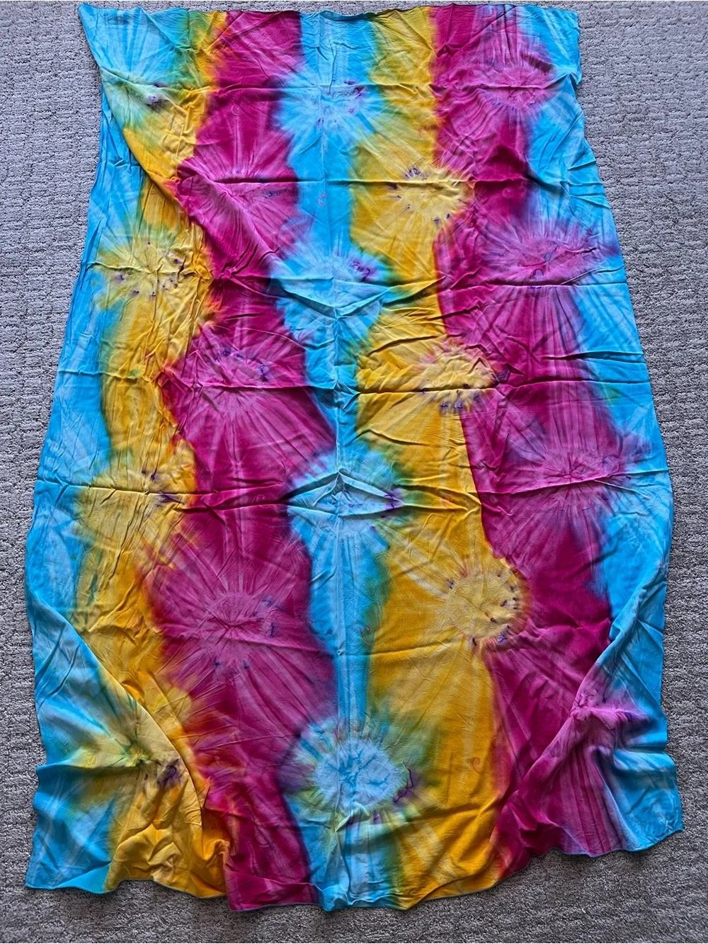 Tie-Dye Multi Color Sarong Wrap